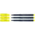 Lot de 3 marqueurs néon pointe fibre 1,5 mm - FABER-CASTELL - Jaune - Goldfaber