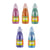 Lot de 5 flacons de peinture à l'eau pailletée Cléopâtre 250ml assortie