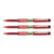 Stylo roller PILOT - Begreen - Rouge - Pointe conique - Lot de 3
