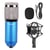 Microphone De Studio Pro Avec Accessoires Pour Enregistrement Et Diffusion Bleu YONIS
