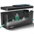 Boîte cache câble L (32 x 13 x 13 cm)- Cache multiprise, Boîte Rangement câble- Boîte multiprise- Polystyrène-Noir- ACROPAQ