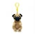 Beanie bellies Clip Izzy le chien - Ty - Marron