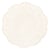 Papier dentellé rond, 16cm 20pces, crème