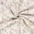Tissu Popeline de Coton Floral champêtre sur fond Ecru