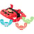 Lanceur - HERoeS OF GOO JIT ZU - Mega Lanceur Goo Slingers - Portée 30 m - 3 figurines incluses - Action