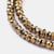 205 PERLES en verre à facettes doré or foncé 2 x 1,5 mm - 1 brin - creation bijoux DIY