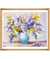 Kit de Point de Croix Comptée – Lilas – 32,5 x 39,5 cm - Trimits Multicolore