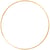 Cercle nu en métal, d 40 cm, doré, 1 pièce
