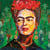 Lot de 4 serviettes en papier découpage collage 33 cm FRIDA D 103 EC