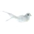 Artemio - Oiseaux décoratifs Blanc (sur pince) 2 pièces