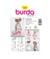 Patron Burda Creative 8308 Coordonnés poupées taille n°POUPEE