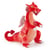 peluche dragon rouge - 40cm
