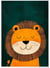 Affiche Lion apaisé | A3 : 29,7x42cm