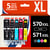 570 571XL - Pack 5 cartouches Canon 570/571 XL compatibles Pixma MG5750 TS5050 - 123CONSOMMABLES
