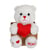 Peluche - Les p'tits lovers ourson rouge - 14 cm