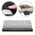 Tapis De Souris Confort Mousse Mémoire Antidérapant Pour Poignet Douleur Noir YONIS