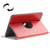 Housse Tablette Tactile 7 Pouces Universelle Etui Protection Rotation 360° Rouge