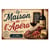 Plaque Métal Vintage La Maison de l'Apéro Déco Cuisine L30