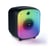 Enceinte Party Cube sans fil avec effets lumineux - Noire et bleue