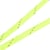 Bobine tresse réfléchissante 25m jaune fluo