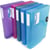 Boites de classement - Polypro - Rigide - A4 - Dos 40mm - 5 couleurs assorties