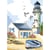 Princesse - Canevas antique Le phare 32x50cm