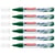 Marqueur acrylique pointe moyenne 2-3 mm - EDDING - Vert Mousse - Lot de 6