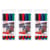 Lot de 3 marqueurs permanents - EDDING 300 - Pointe ronde 1,5-3 mm - Assortiment de couleurs