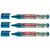 Lot de 3 marqueurs tableau blanc effaçables - EDDING - Pointe ronde 1,5-3 mm - Bleu
