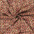 Tissu Viscose imprimé Olympe mosaïque Pourpre sur fond Ecru
