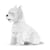 Chien West Highland White assis Taille standard | JEKCA | 14 ans et +