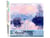 Peinture par Numéro Figured'Art - Claude Monet Soleil couchant sur la seine à lavacourt - Loisir Créatif Numéro d'Art - 40x50cm sans châssis en bois
