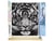 Peinture par Numéro Figured'Art - Tête de Tigre en noir et blanc - Kit de Loisir Créatif DIY Numéro d'Art Complet - 40x50cm toile roulée + châssis en bois à monter