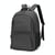 Sac À Dos Ordinateur Multifonctionnel Imperméable Avec Coussin Respirant Gris foncé YONIS