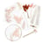 Kit couronne fleurs séchées Diamètre 18 cm