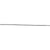 Bandes de perles en cire, argent, 20x0,2cm, 11 pces