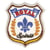 Ecusson thermocollant blason royal spirit 5 cm x 4 cm