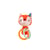 Alice mini hochet la renarde - Lilliputiens - Orange
