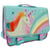 Cartable Licorne Arc-en-ciel 41 CM Rose Haut de gamme