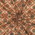Tissu Coton indien Block print Fleuris Tia sur fond Camel