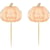 10 Pics à Cocktail - Citrouille Halloween Pastel