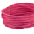 Bobine 50m Cordon damier polyester 5mm vieux rose
