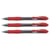 Lot de 3 Stylos roller à encre gel G-2 10 Pointe Large 1 mm rouge