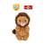 Peluche - Peluche > Lion Jaune, Marron - 15 cm