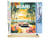 Peinture par Numéro Figured'Art - Affiche de voyage Miami au coucher du soleil - Kit de Loisir Créatif DIY Numéro d'Art Complet - 40x50cm toile roulée + châssis en bois à monter