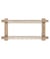 Cadre Rotatif pour Tapisserie 22.8 x 15.2 cm – Avec Ruban en Tissu - Milward Marron vendu par 50 cm
