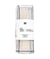 Toile pour Point Noué Hooki Hooki - 20 trous/10 cm - 44,5 x 44,5 cm - Rico Design Ecru