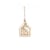 Suspension maison renne foret bois - Graine Creative - Marron