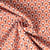 Tissu Coton imprimé Arty éventails Gaudi sur fond Terracotta