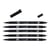Lot de 5 feutres double pointe pinceau - TOMBOW - N15 noir